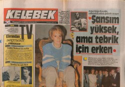 Hürriyet Gazetesi Kelebek Eki 27 Ekim 1987 - Hülya Koçyiğit Milletvekili Rolüne Giderek Isınıyor GZ63638 - 2