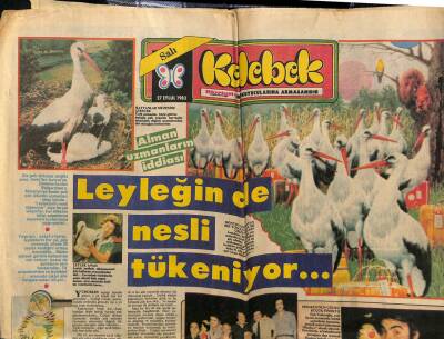 Hürriyet Gazetesi Kelebek Eki 27 Eylül 1983 - Ajda Pekkanın Fotoromanı GZ61805 - 2