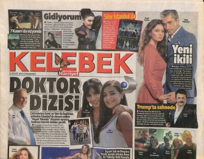 Hürriyet Gazetesi Kelebek Eki 27 Eylül 2014 - Sinan Özen Ve Babası Kazım Özen GZ116912 - 1