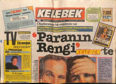 Hürriyet Gazetesi Kelebek Eki 27 Haziran 1987- İşte Bilardocular GZ63721 - 1