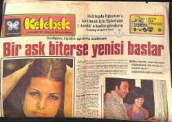 Hürriyet Gazetesi Kelebek Eki 27 Kasım 1974 - Ayhan Işık'ın Kızı Büyüdü Kocaman Oldu - Yaşar Türkân Şoray'a Afyon'da Tutuluverdi... GZ160898 - Gökçekoleksiyon