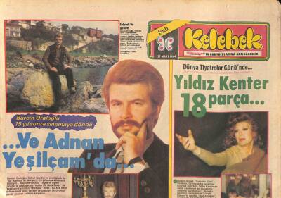 Hürriyet Gazetesi Kelebek Eki 27 Mart 1984 - Ferdi Özbeğen Miamide Ehliyet Sınavına Girdim Ve Kaybettim... GZ90317 - 1