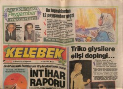 Hürriyet Gazetesi Kelebek Eki 27 Mart 1990 - Triko Giysilere Elişi Dopingi GZ61812 - 1