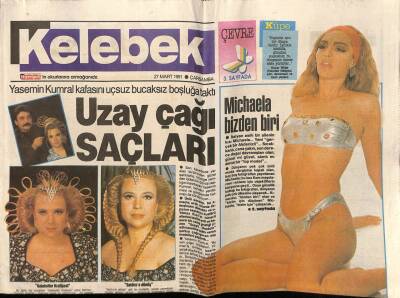 Hürriyet Gazetesi Kelebek Eki 27 Mart 1991 - Metin Özülkü Köşeyi Döndü GZ75758 - 1