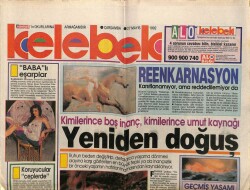 Hürriyet Gazetesi Kelebek Eki 27 Mayıs 1992 - Günseli Başar,Eser Noyan,Neco,Yaşadığına İnanan Ünlüler GZ61900 - 2