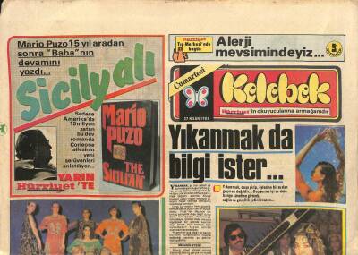 Hürriyet Gazetesi Kelebek Eki 27 Nisan 1985 - Buda Heavy Metal Revüsü... GZ114164 - 1