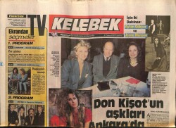 Hürriyet Gazetesi Kelebek Eki 27 Nisan 1987 - Faruk Peker Yuvaya Döndü GZ63543 - 2