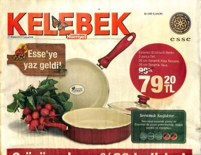 Hürriyet Gazetesi Kelebek Eki 27 Nisan 2013 - Seda Sayan Yine Yenildi GZ115942 - 1