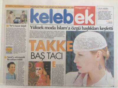 Hürriyet Gazetesi Kelebek Eki 27 Temmuz 1995 - Kemal Sunala Astronomik Rakam Teklifi GZ3521 - 1