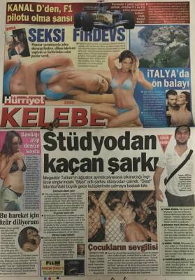 Hürriyet Gazetesi Kelebek Eki 27 Temmuz 2005-Stüdyodan Kaçan Şarkı GZ45311 - 2