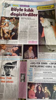 Hürriyet Gazetesi Kelebek Eki 28 Ağustos 1974 - Ulubatlı Hasanı Fatma Girik Alpaslanı Türkan Şoray Canlandırmıştı GZ76419 - 2