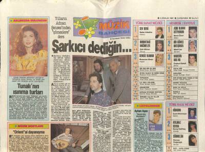 Hürriyet Gazetesi Kelebek Eki 28 Ağustos 1991 - Nuray Hafiftaşı Küstürdüler GZ78324 - 1