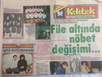 Hürriyet Gazetesi Kelebek Eki 28 Aralık 1983 - İbrahim Tatlısesden Gelin Halayı GZ21667 - 1