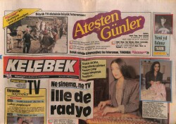 Hürriyet Gazetesi Kelebek Eki 28 Aralık 1987 - Esra Bora,Kanun Çalıp Nakış İşliyor GZ63790 - 2