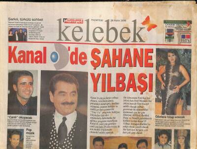 Hürriyet Gazetesi Kelebek Eki 28 Aralık 1998 - Seren Serengil Gözlere Hitap Edecek GZ115300 - 1
