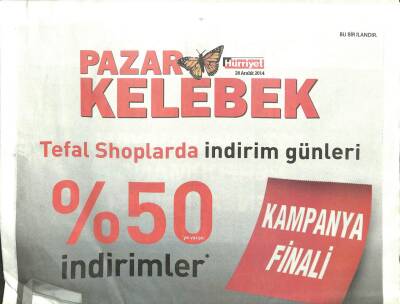 Hürriyet Gazetesi Kelebek Eki 28 Aralık 2014 - Sertapın Ayrılığı Bizi Perişan Etti GZ107245 - 1