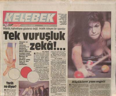 Hürriyet Gazetesi Kelebek Eki 28 Eylül 1988 - Virginianın Seçimi , Marilyn Monroenun Yüzünü , Meryl Streepin Ruhunu İsterim ! GZ90520 - 1