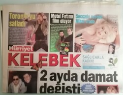 Hürriyet Gazetesi Kelebek Eki 28 Eylül 2005 Emrah Yabancılarla Düet Modasına Uydu -Seda Sayanla Röportaj -GZ44811 - 2
