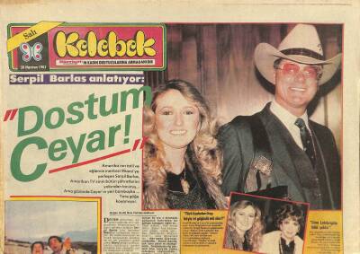 Hürriyet Gazetesi Kelebek Eki 28 Haziran 1983 - Serpil Barlas Anlatıyor Dostum Ceyar ! GZ115321 - 1