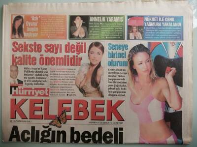 Hürriyet Gazetesi Kelebek Eki 28 Haziran 2005 Çağla Şikelin Bodrum Günleri Yine Hareketli Başladı - GZ37724 - 1