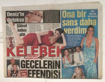Hürriyet Gazetesi Kelebek Eki 28 Haziran 2006 - Deniz Sekinin Detoks Sırları GZ8301 - 1