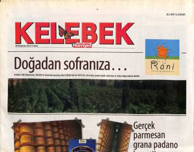 Hürriyet Gazetesi Kelebek Eki 28 Haziran 2013 - Olay Çift Bodrumda * Emma McQuiston-Ceawlin Thynn GZ116013 - 1