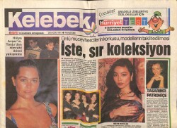 Hürriyet Gazetesi Kelebek Eki 28 Kasım 1991- Hülya Avşarın Tanjudan Sonraki Yakışıklısı GZ63746 - 2