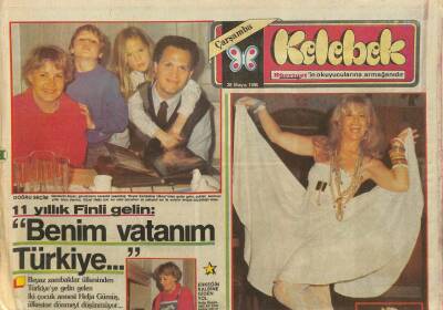 Hürriyet Gazetesi Kelebek Eki 28 Mayıs 1986 - Füsun Önaldan Zincir Modası GZ114637 - 1
