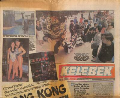Hürriyet Gazetesi Kelebek Eki 28 Mayıs 1989 - Barış Manço , Mississippi Nehrinde Yapacağı Gezi Öncesinde GZ113720 - 1