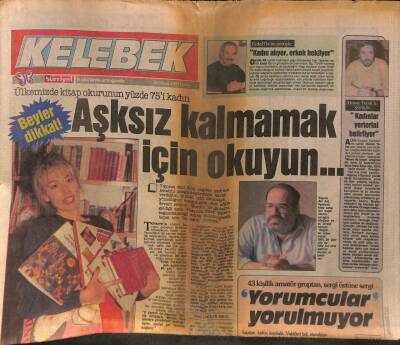 Hürriyet Gazetesi Kelebek Eki 28 Nisan 1989 - Morgan Fairchild , Fahişe Lisa Rolünde GZ113692 - 1