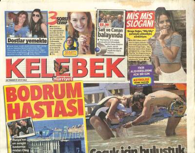 Hürriyet Gazetesi Kelebek Eki 28 Temmuz 2015 - English Man In Monaco GZ115946 - 1