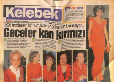 Hürriyet Gazetesi Kelebek Eki 29 Ekim 1990 - Sakın Ayşegül Aldinçe Kopyası Demeyin GZ75736 - 1