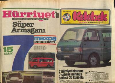 Hürriyet Gazetesi Kelebek Eki 29 Eylül 1986 -İnce Memedin Elindeki Tabanca Patladı GZ94098 - 1