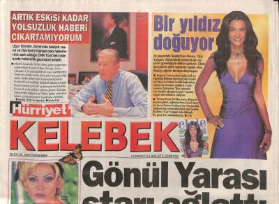 Hürriyet Gazetesi Kelebek Eki 29 Eylül 2005 - Uğur Dündar Artık Eskisi Kadar Yolsuzluk Haberi Çıkartamıyorum GZ96740 - 1