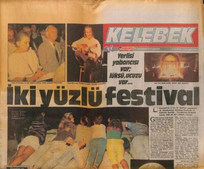 Hürriyet Gazetesi Kelebek Eki 29 Haziran 1988 - Paco de Lucia , Flamenco Ustası . İstanbulun Gediklisi GZ93970 - 1
