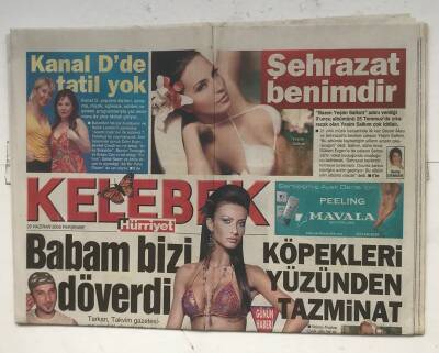 Hürriyet Gazetesi Kelebek Eki 29 Haziran 2006 - Giorgio Armaninin Yazlık Sarayı GZ8302 - 1