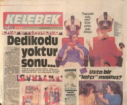 Hürriyet Gazetesi Kelebek Eki 29 Kasım 1988 - Doç. Dr. Nilüfer Göle : Kanıtlanamayan Konuşma , Dedikodudur GZ157633 - Gökçekoleksiyon