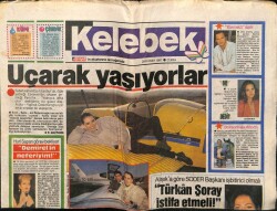 Hürriyet Gazetesi Kelebek Eki 29 Kasım 1991- Sadri Alışıka Göre Türkan Şoray İstifa Etmeli GZ63745 - 1