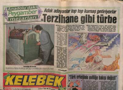Hürriyet Gazetesi Kelebek Eki 29 Mart 1990 - Nilüfer Graniste Gönül Verdi GZ61810 - 2