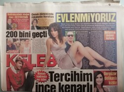 Hürriyet Gazetesi Kelebek Eki 29 Mart 2007 Özcanın Varlığı Bana Güç Veriyor - GZ44362 - 1