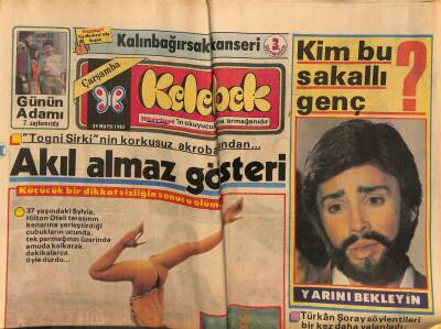 Hürriyet Gazetesi Kelebek Eki 29 Mayıs 1985 - Türkan Şoray Ölene Kadar Sinemayı Bırakmam GZ113631 - 1