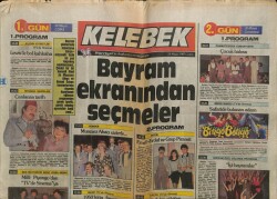 Hürriyet Gazetesi Kelebek Eki 29 Mayıs 1987 - Muazzez Abacı Sizlerle GZ61872 - 2
