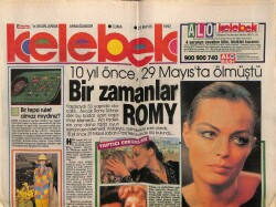 Hürriyet Gazetesi Kelebek Eki 29 Mayıs 1992 - Bir Zamanlar Romy GZ61898 - 1