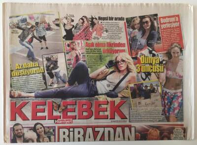 Hürriyet Gazetesi Kelebek Eki 29 Mayıs 2012 - Milli Sörfçü Çağla Kubat Dünya Üçüncüsü GZ26931 - 1