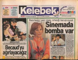Hürriyet Gazetesi Kelebek Eki 29 Nisan 1992 - Sinemada Bomba Var GZ63925 - 1