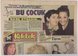 Hürriyet Gazetesi Kelebek Eki 29 Ocak 1983 - Muazzez Abacı Kıvır Kıvır ... GZ16843 - 2