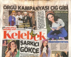 Hürriyet Gazetesi Kelebek Eki 29 Şubat 2016 - Nil Karaibrahimgilden 2 Bin Kişilik Konser GZ100450 - 2