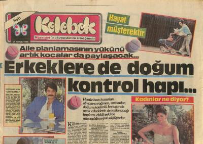 Hürriyet Gazetesi Kelebek Eki 29 Temmuz 1986 - Gülşen Bubikoğlu Erkek Bu Konuyu Kadınla Paylaşmalıdır GZ114427 - 1