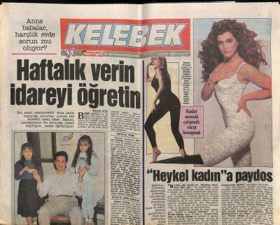 Hürriyet Gazetesi Kelebek Eki 3 Aralık 1988 - New York 1950yi Özledi GZ82845 - 1