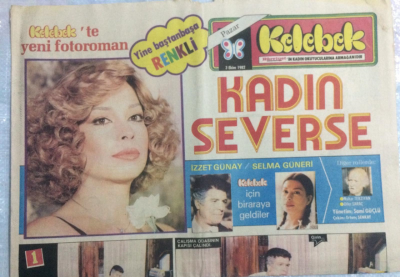 Hürriyet Gazetesi Kelebek Eki 3 Ekim 1982 - Kadın Severse GZ21625 - 1